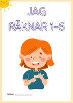 Jag räknar 1 - 5 - Häfte