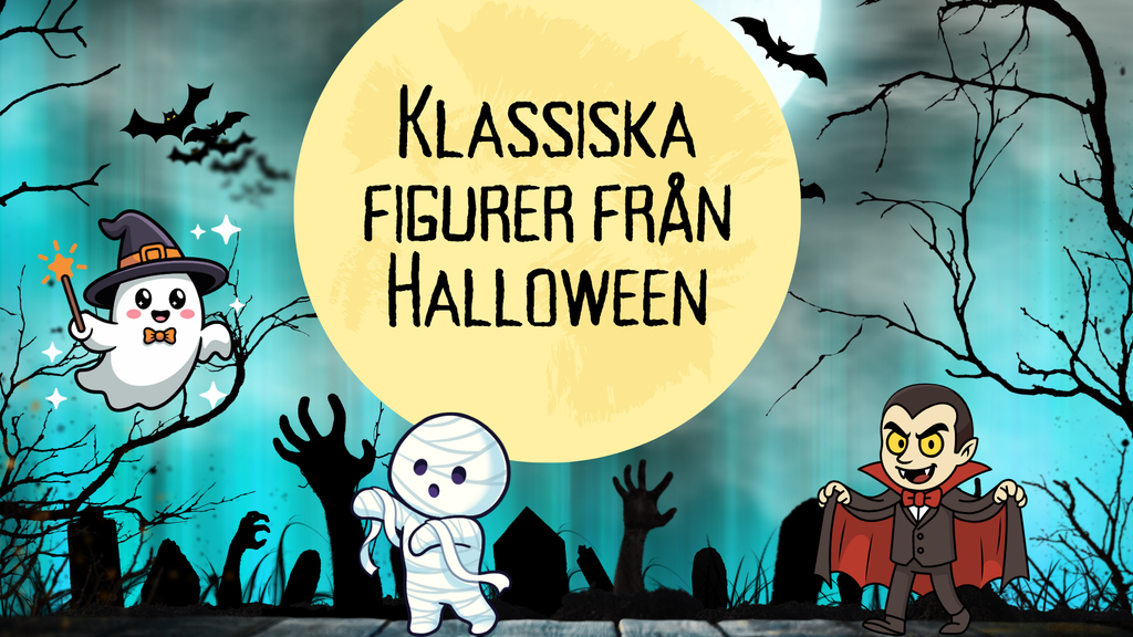 Klassiska figurer från Halloween
