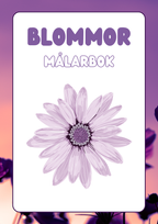 Blommor - Målarbok