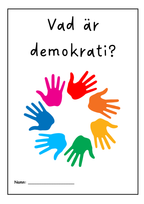 Vad är demokrati? - Årskurs 4 - 6 (18 sidor)