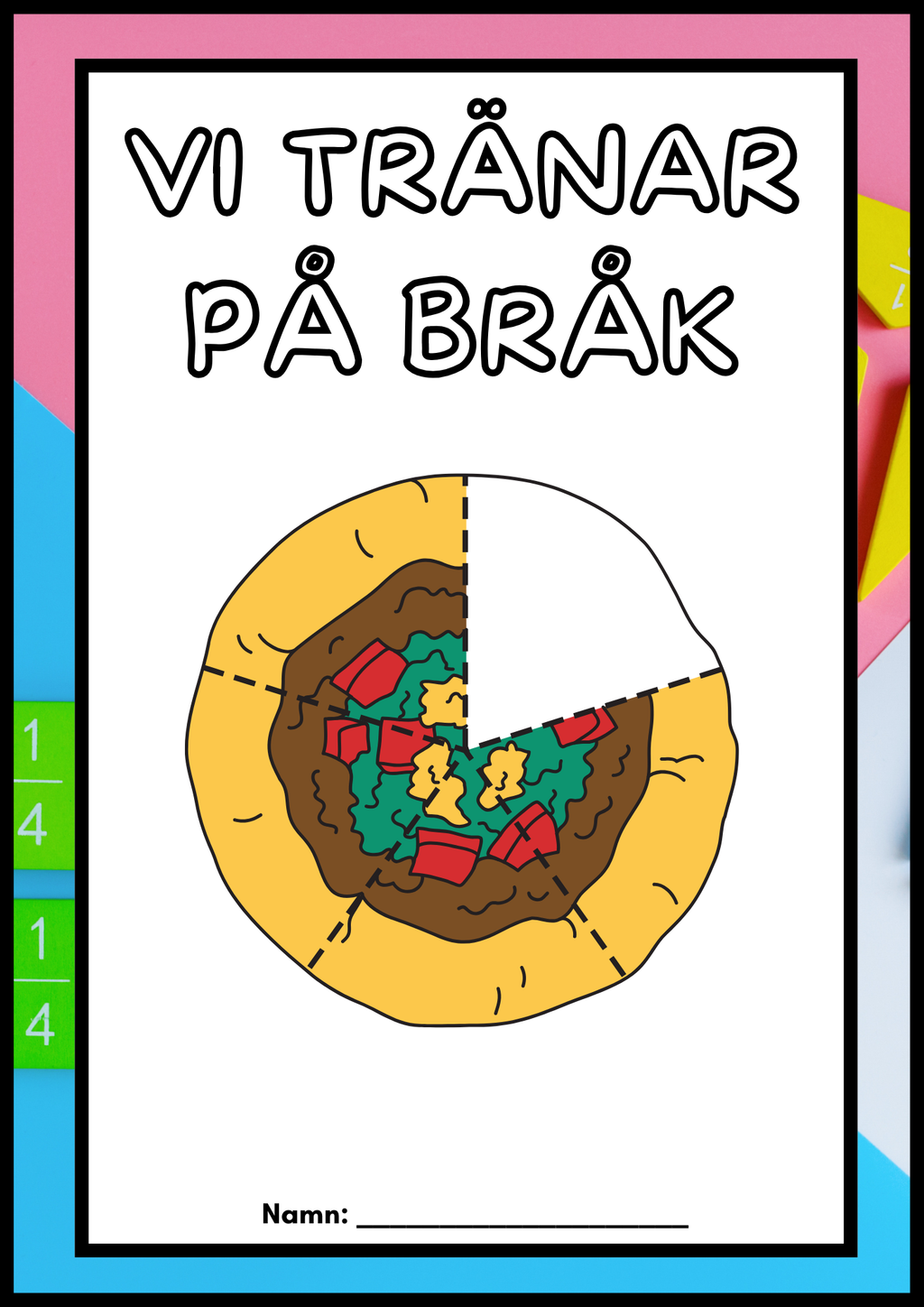 Vi tränar på bråk - Häfte