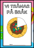 Vi tränar på bråk - Häfte