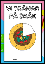 Vi tränar på bråk - Häfte