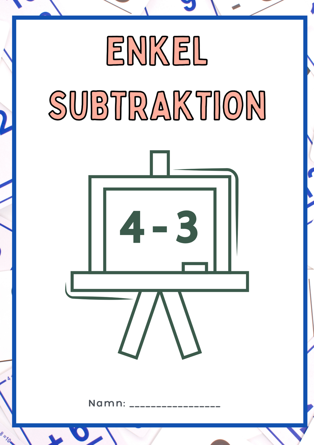 Enkel subtraktion - Förskoleklass - Årskurs 1