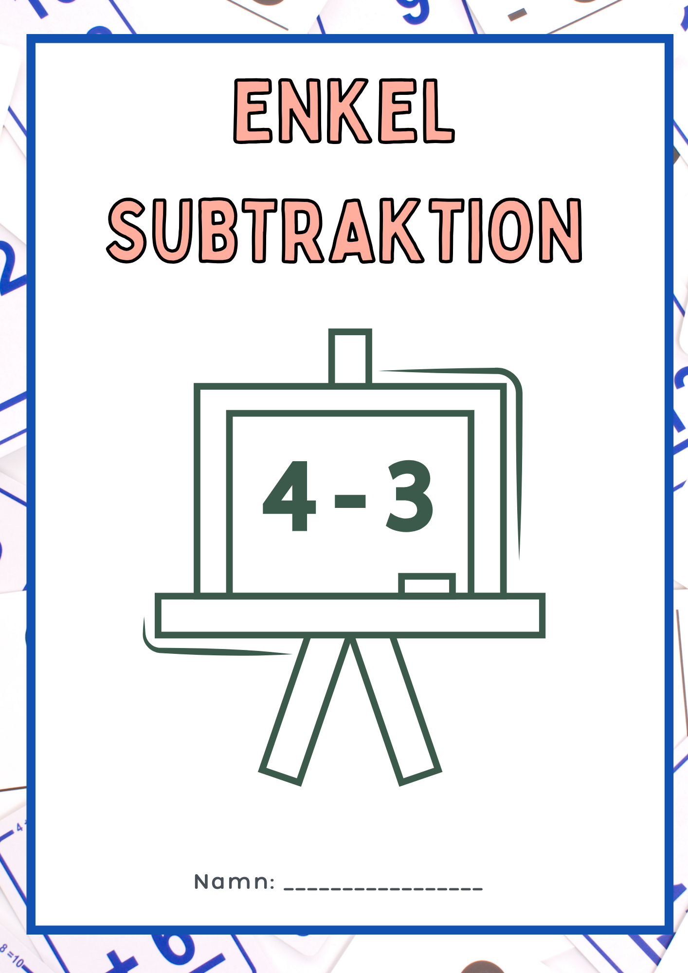 Enkel subtraktion - Förskoleklass - Årskurs 1