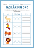Jag lär mig ord - Häfte