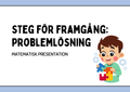 Steg för framgång - Problemlösning
