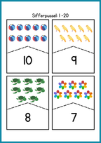 Sifferpussel 1 -20