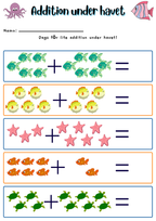 Addition och subtraktion under havet - 0 - 20