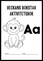 Veckans bokstav - Bokstaven Aa