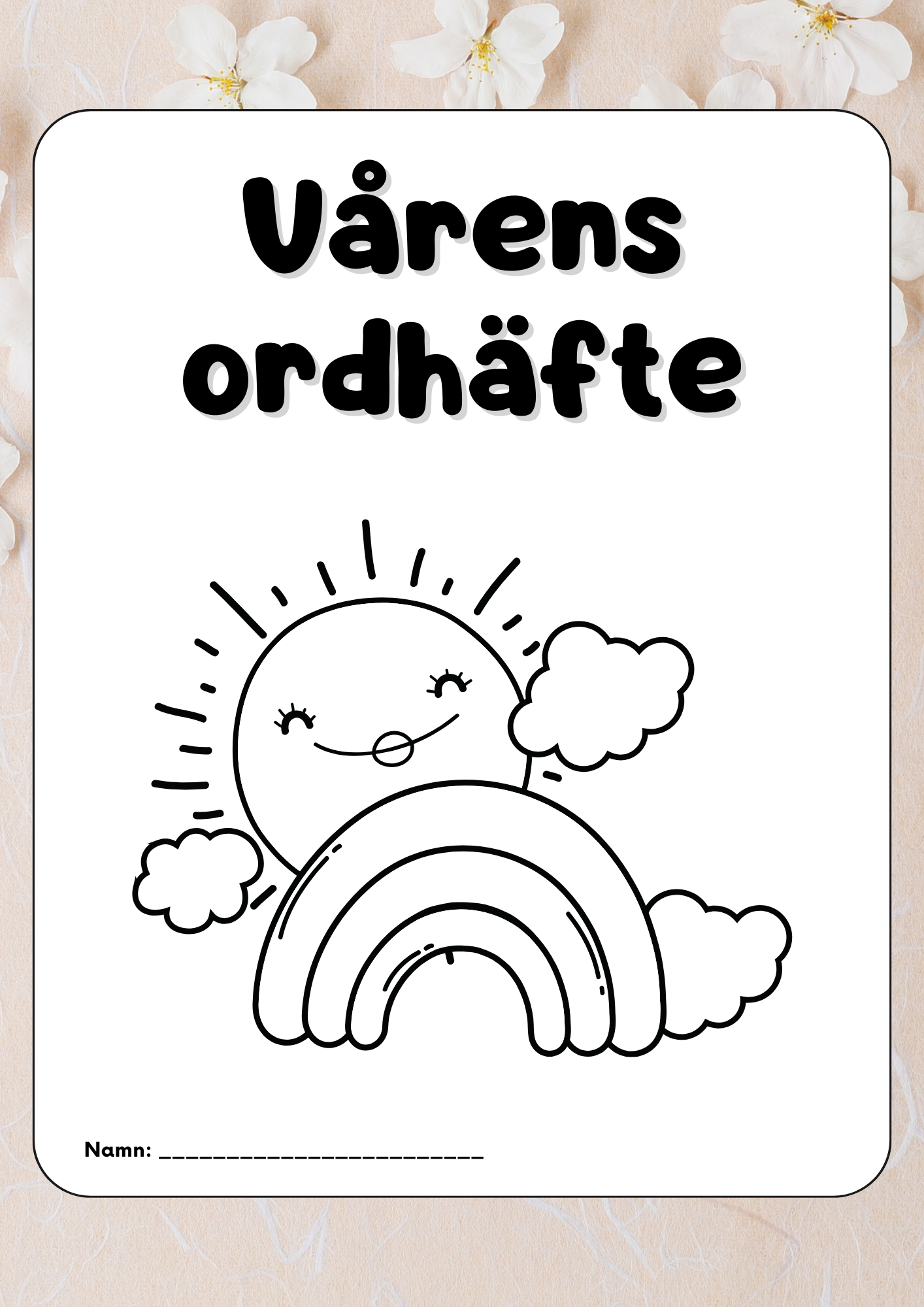 Vårens ordhäfte