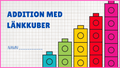 Addition med länkkuber - Enkel addition