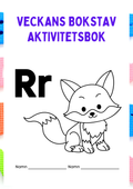 Veckans bokstav - Bokstaven Rr