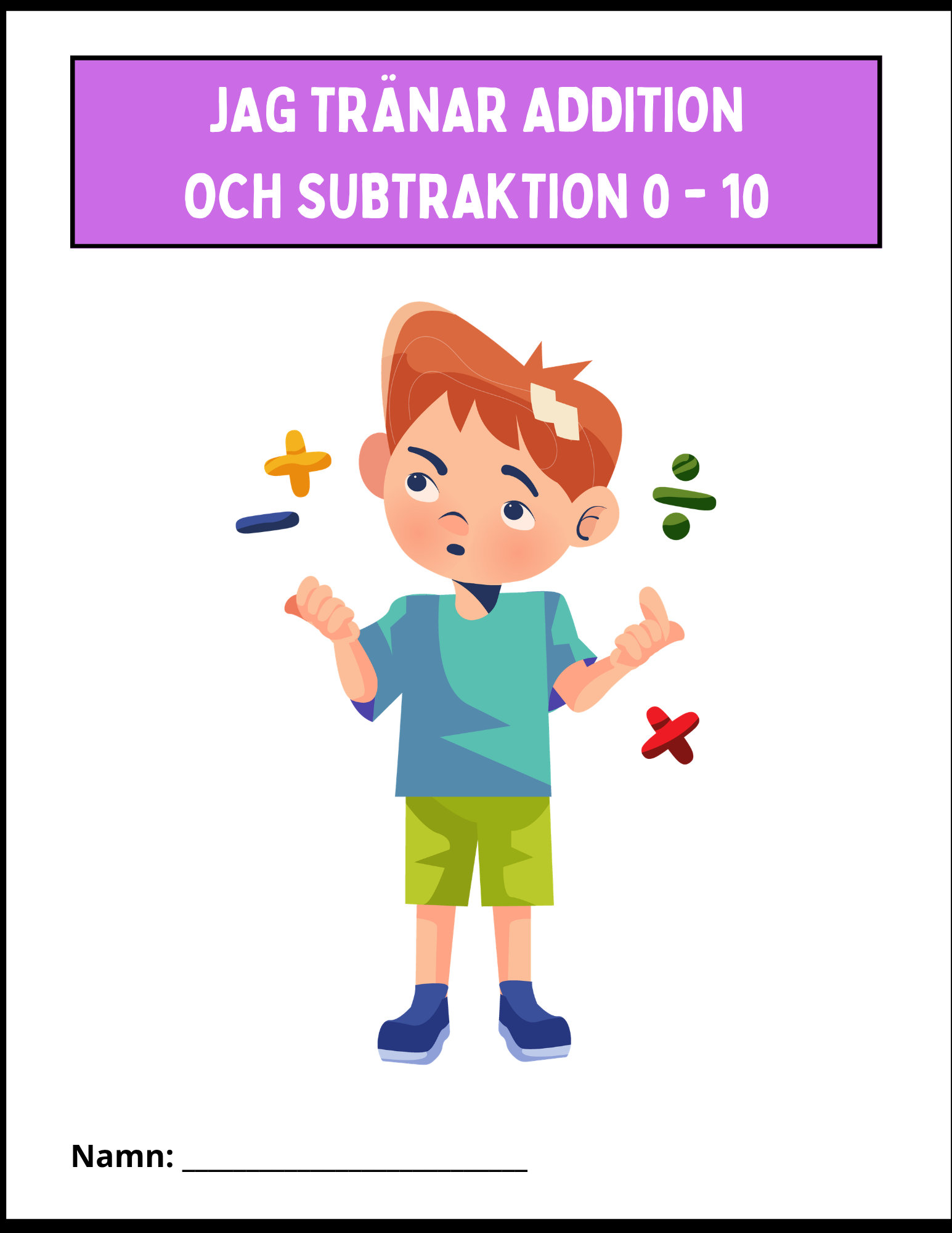 Jag tränar addition och subtraktion 0 - 10
