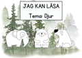 Jag kan läsa - Tema Djur