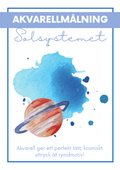 Solsystemet - Akvarellmålning