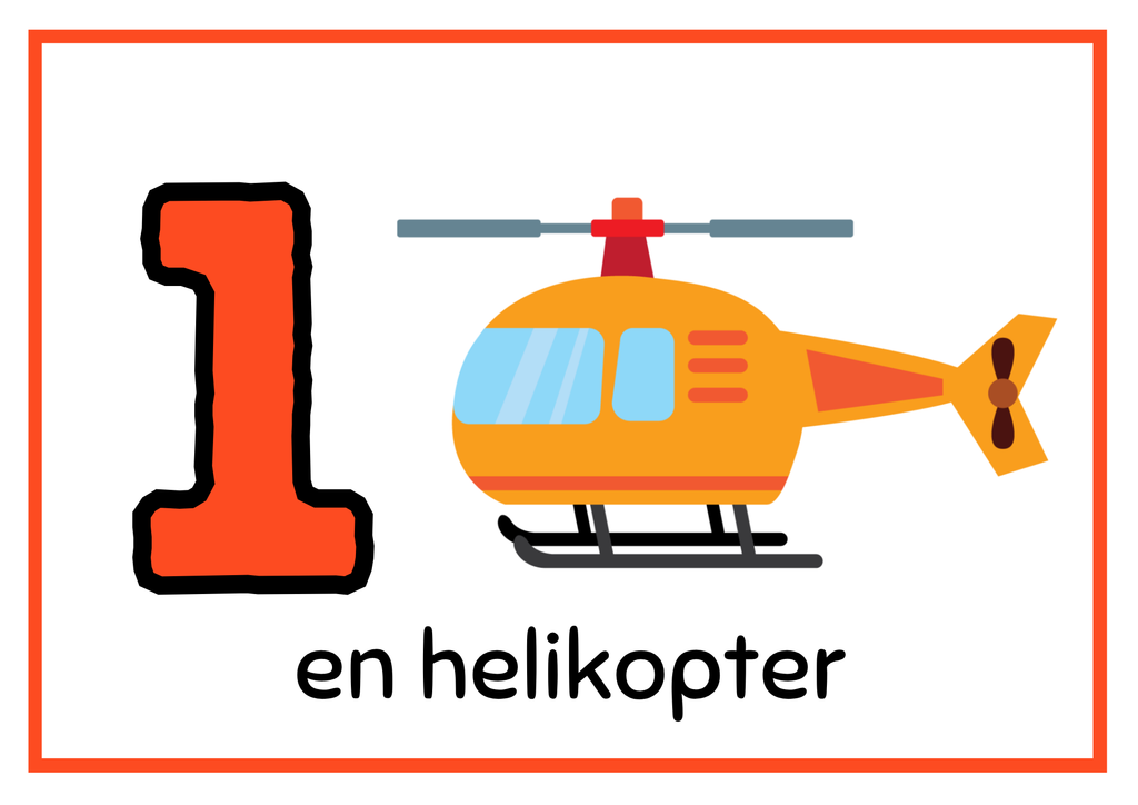 Flashkort - Fordon - A5 format