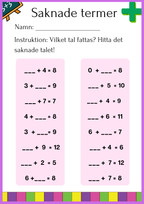 Saknade termer - Häfte