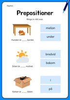 Prepositioner - Häfte