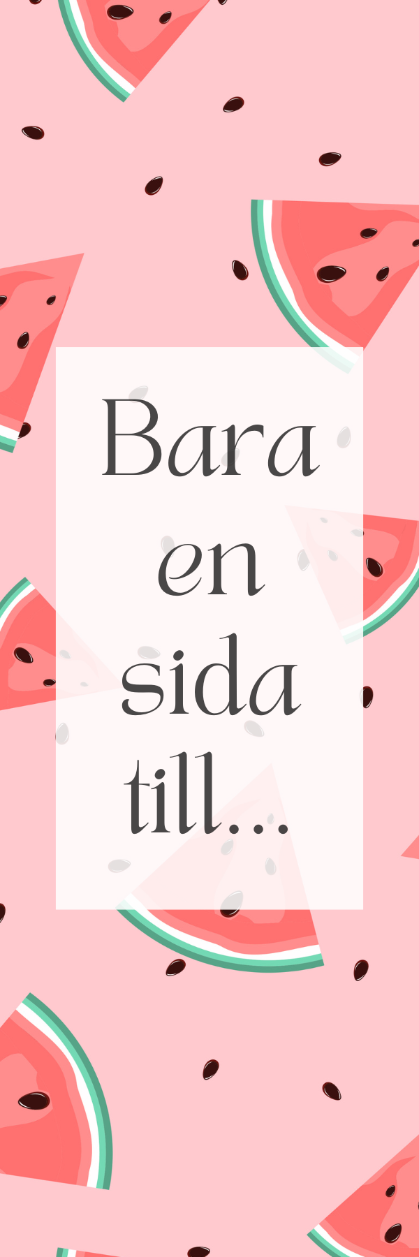 Bokmärken - Tema: Sommar (8 st)