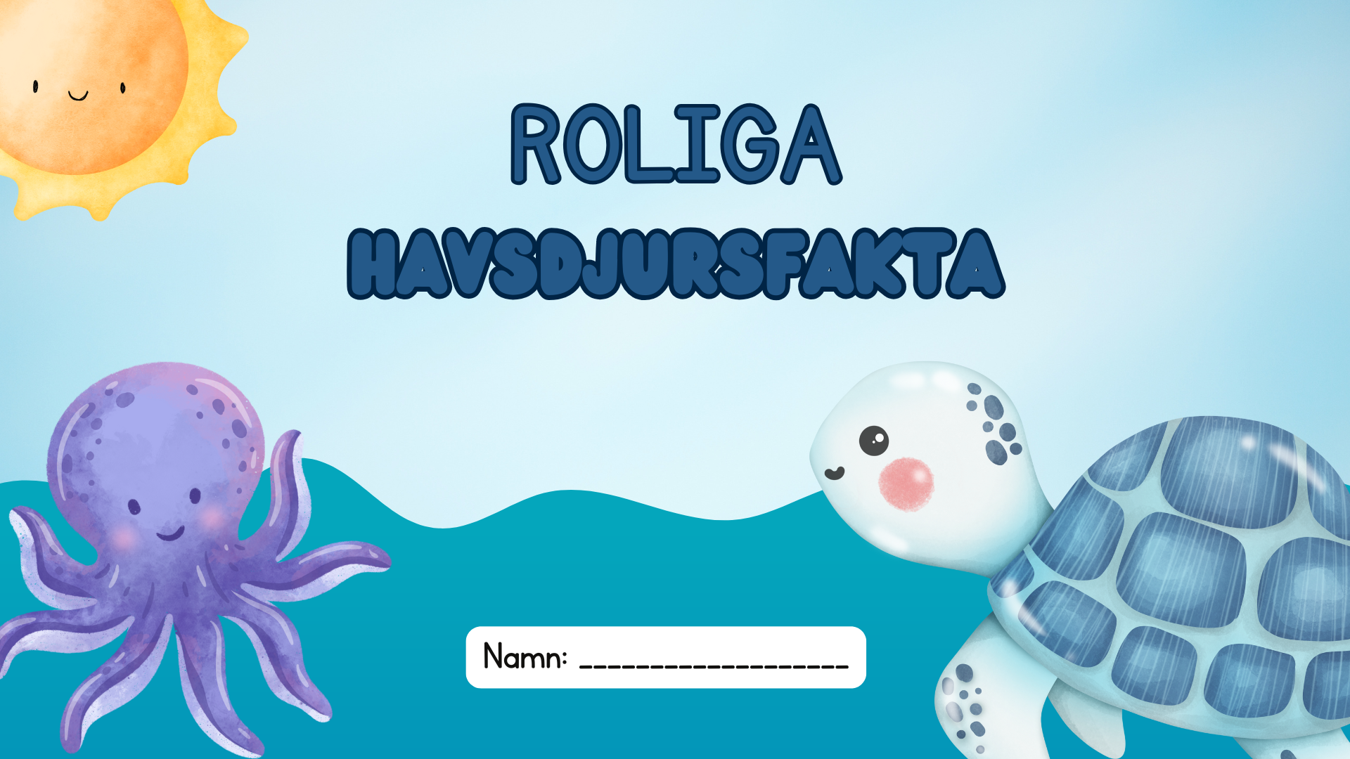 Roliga havsdjursfakta + roliga uppgifter