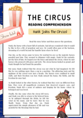 English - Läsförståelse - The circus - Åk 6 - 9