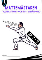 Mattemästaren - Taluppfattning och tals användning - Årskurs 7 - 9