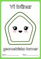 Vi tränar geometriska former - Häfte