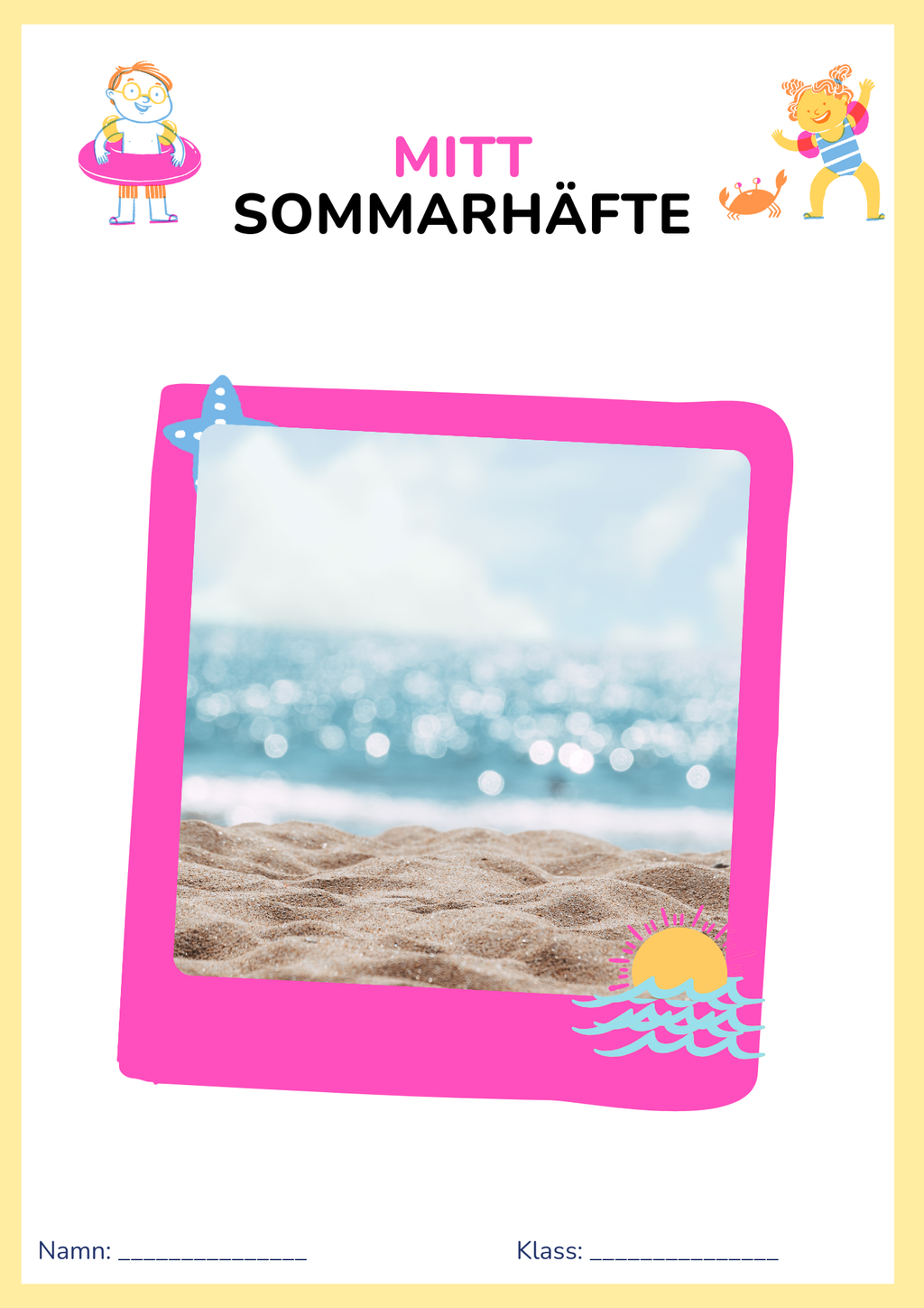 Mitt sommarhäfte - Blandade uppgifter