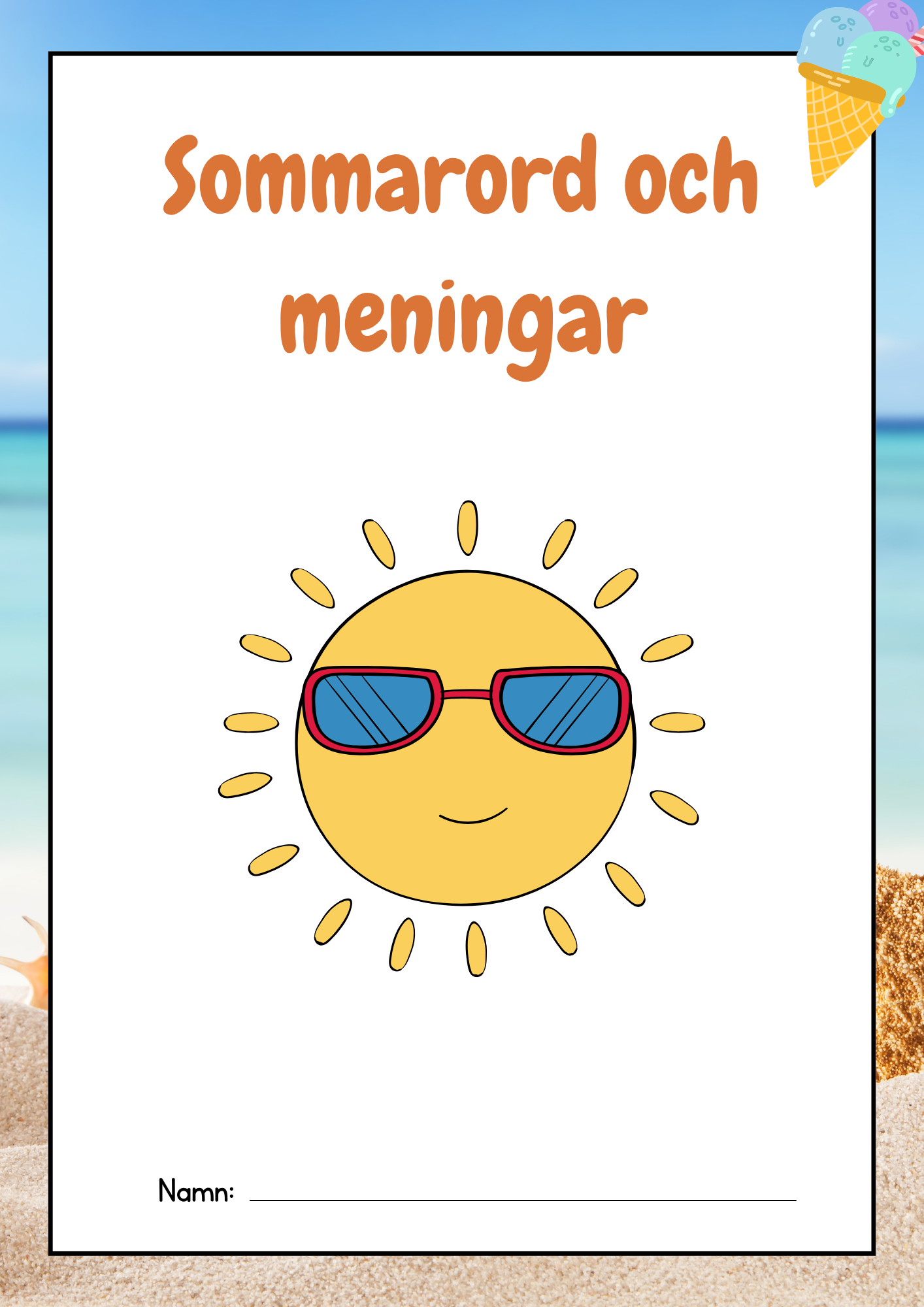 Sommarord och meningar