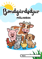 Bondgårdsdjur - Målarbok