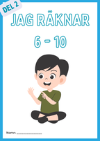 Jag räknar 6 - 10 - Häfte - Del 2