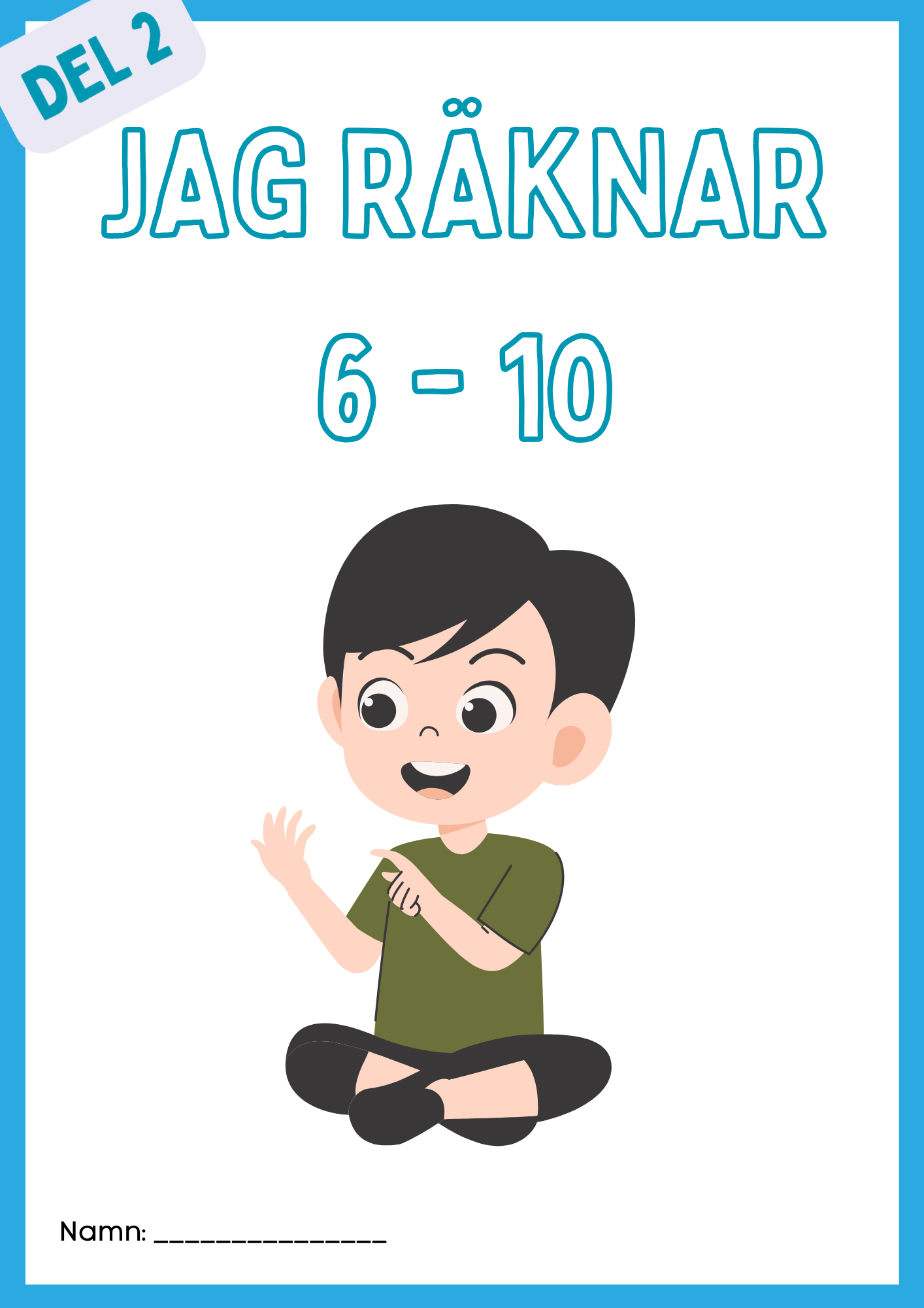 Jag räknar 6 - 10 - Häfte - Del 2