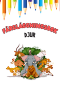 Färgläggningsbok - Djur (25 sidor)