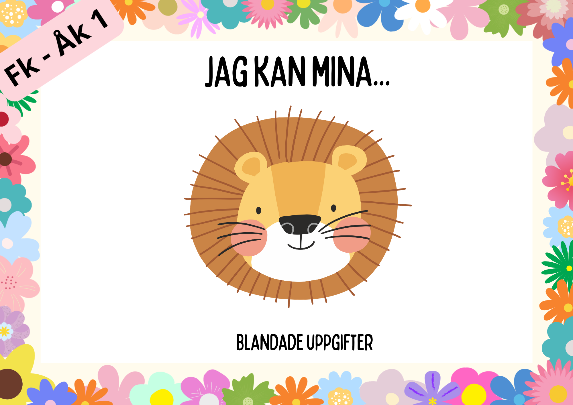 Jag kan mina... - Blandade uppgifter