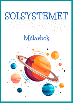 Målarbok - Solsystemet
