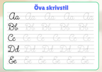 Öva skrivstil - Häfte