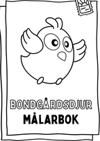 Bondgårdsdjur målarbok - Häfte