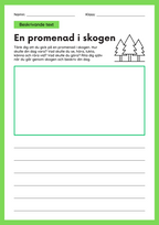 Beskrivande text - Tema promenader