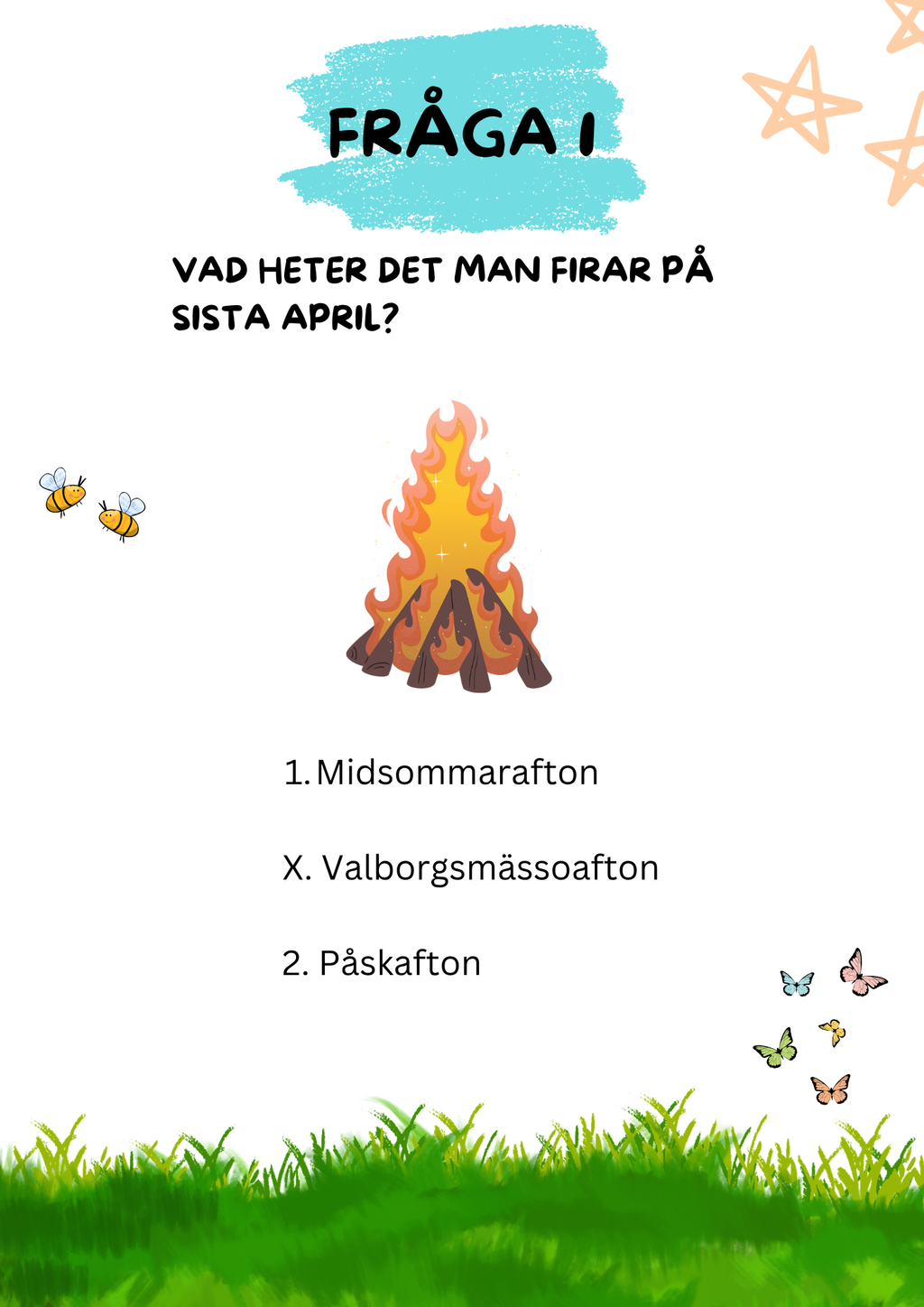 Tipspromenad Valborg + Facit
