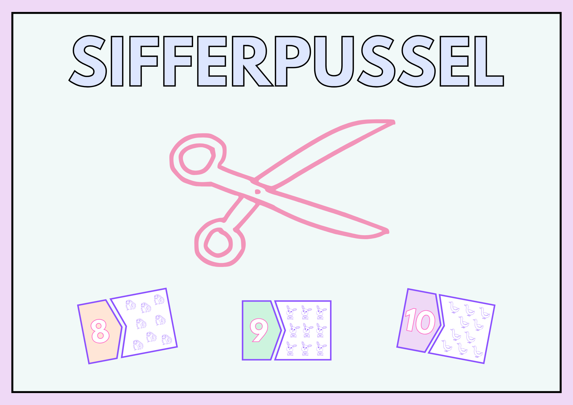 Sifferpussel - A3 format