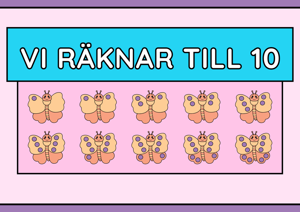Vi räknar till 10 - Häfte
