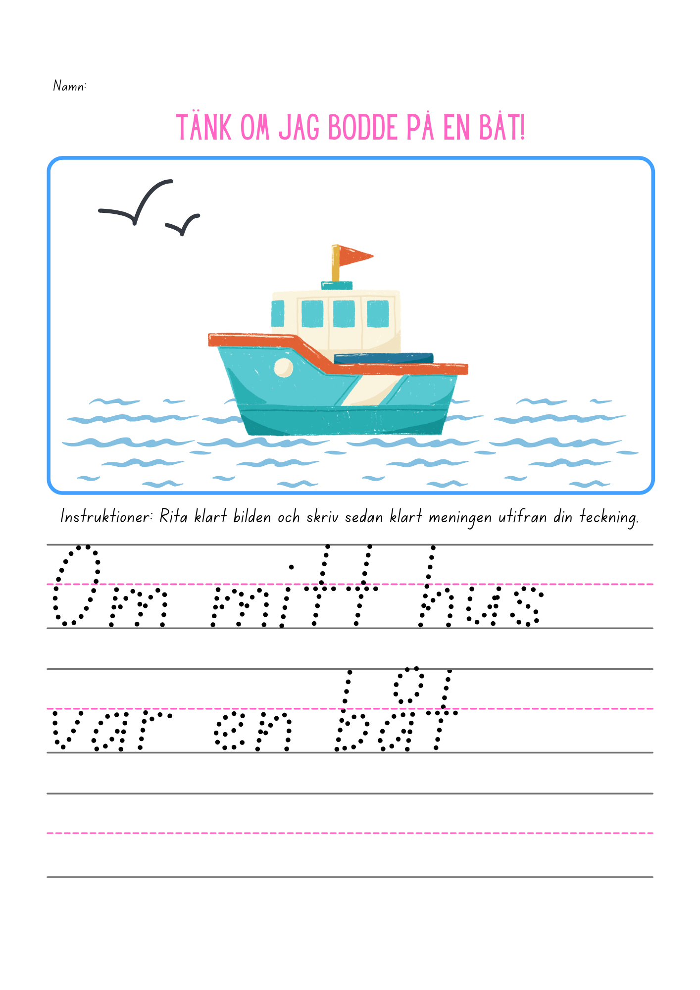 Kreativt skrivande och fantasiövningar för barn