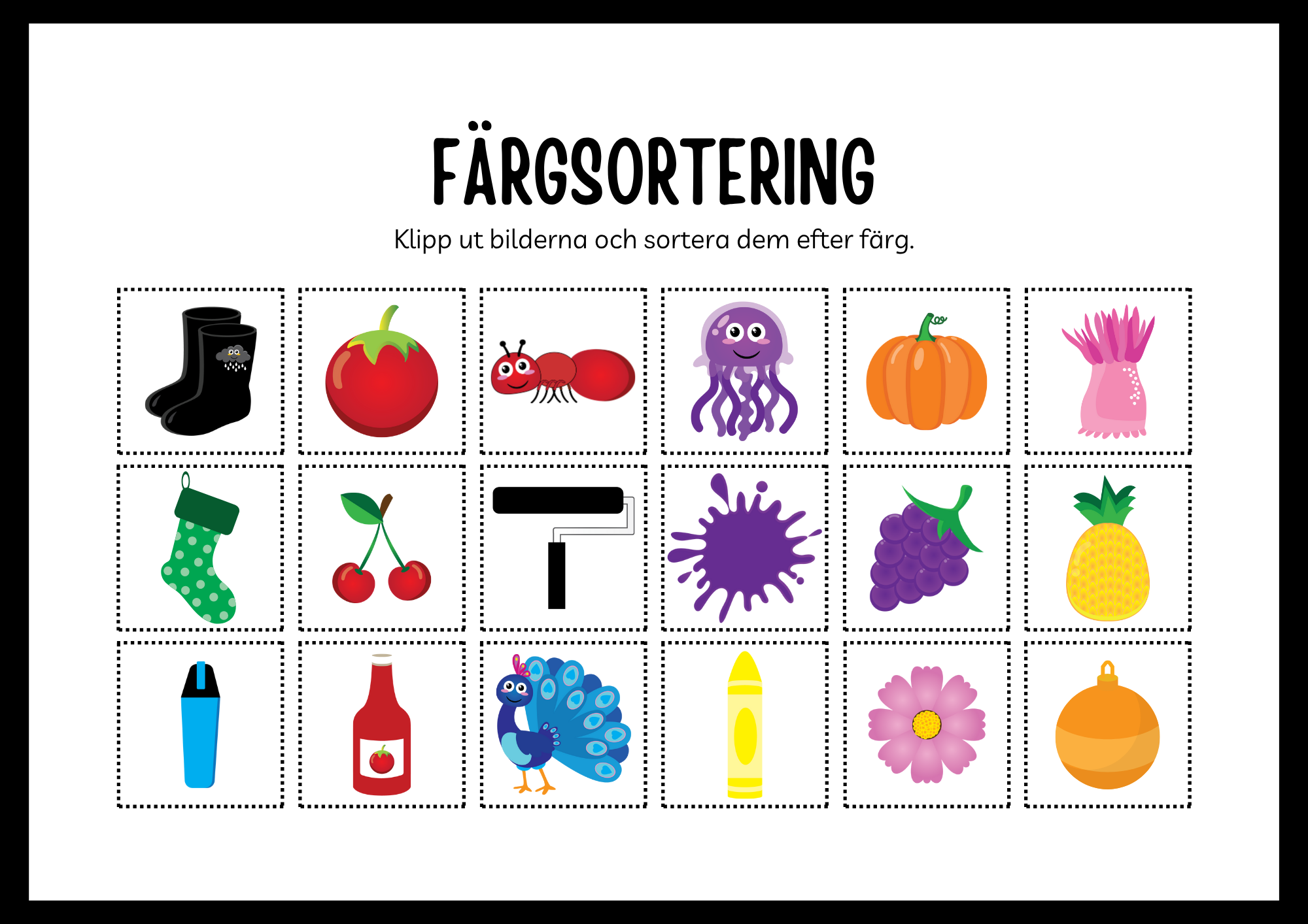 Färgsortering