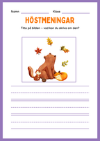 Höstmeningar