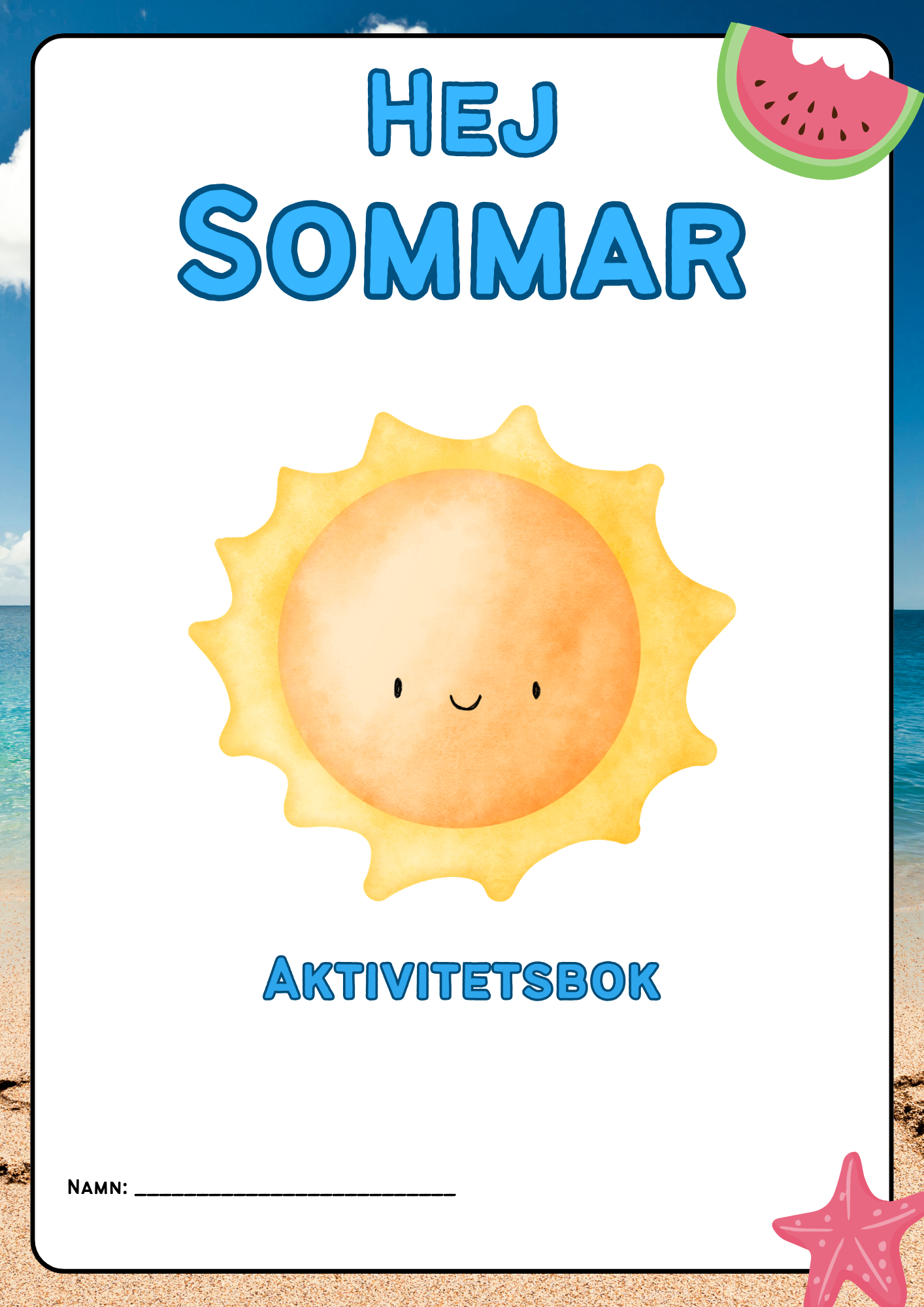 Hej sommar - Aktivitetsbok