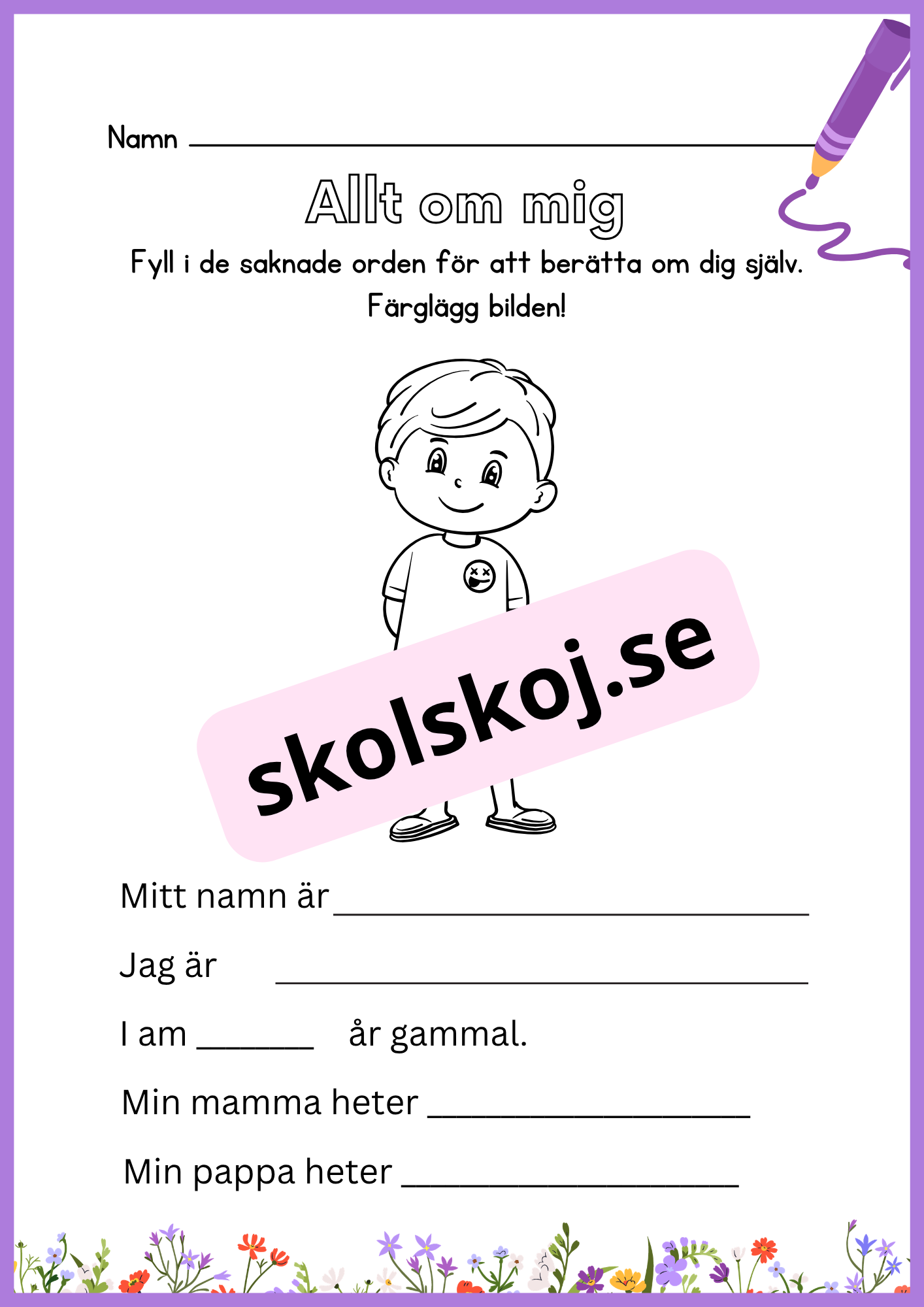Allt om mig - 2 olika versioner