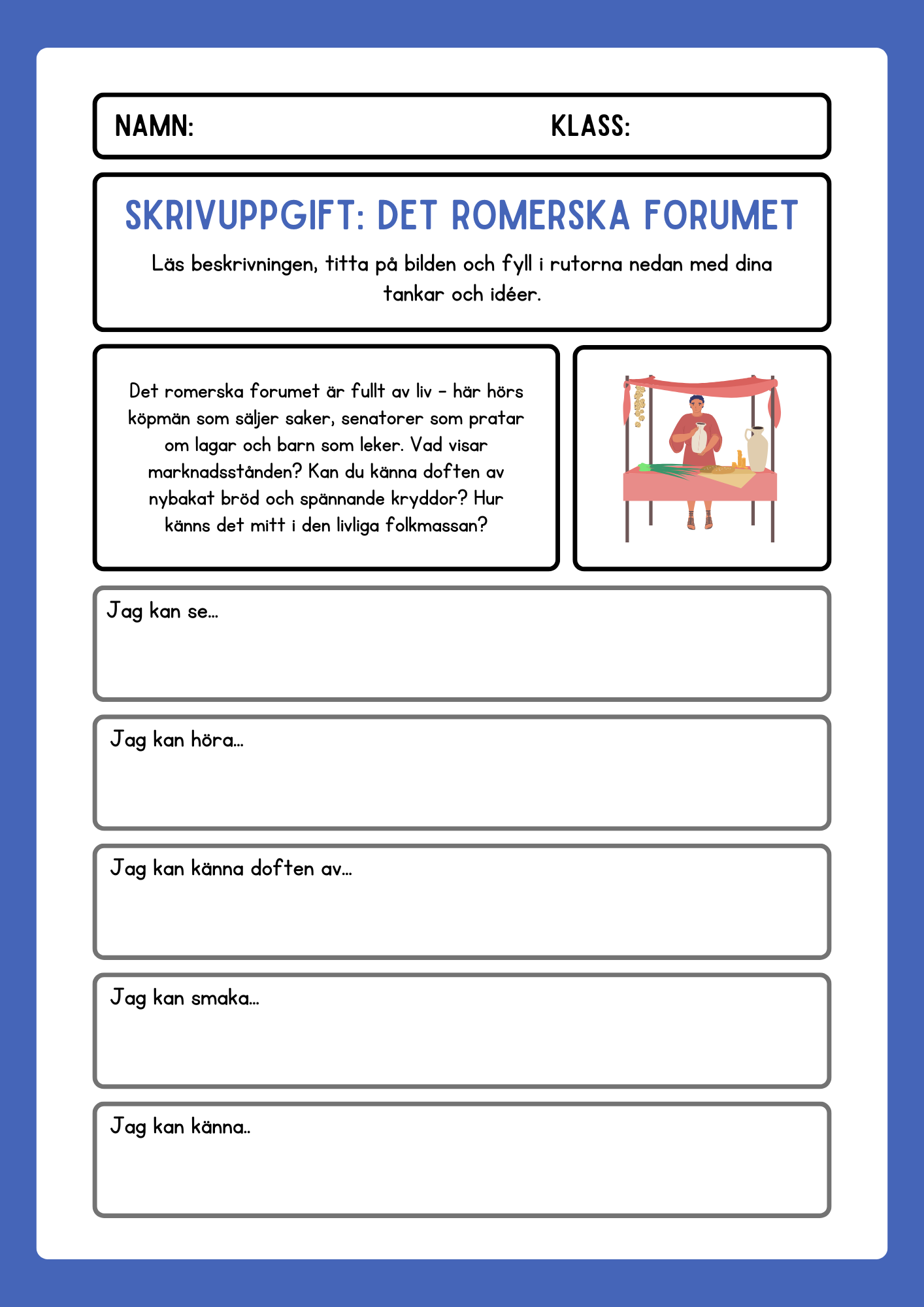 Skrivuppgifter - Hafte - arskurs 3 - 6