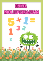 Enkel multiplikation - Häfte - Tema monster