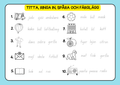 Titta, ringa in, spåra och färglägg